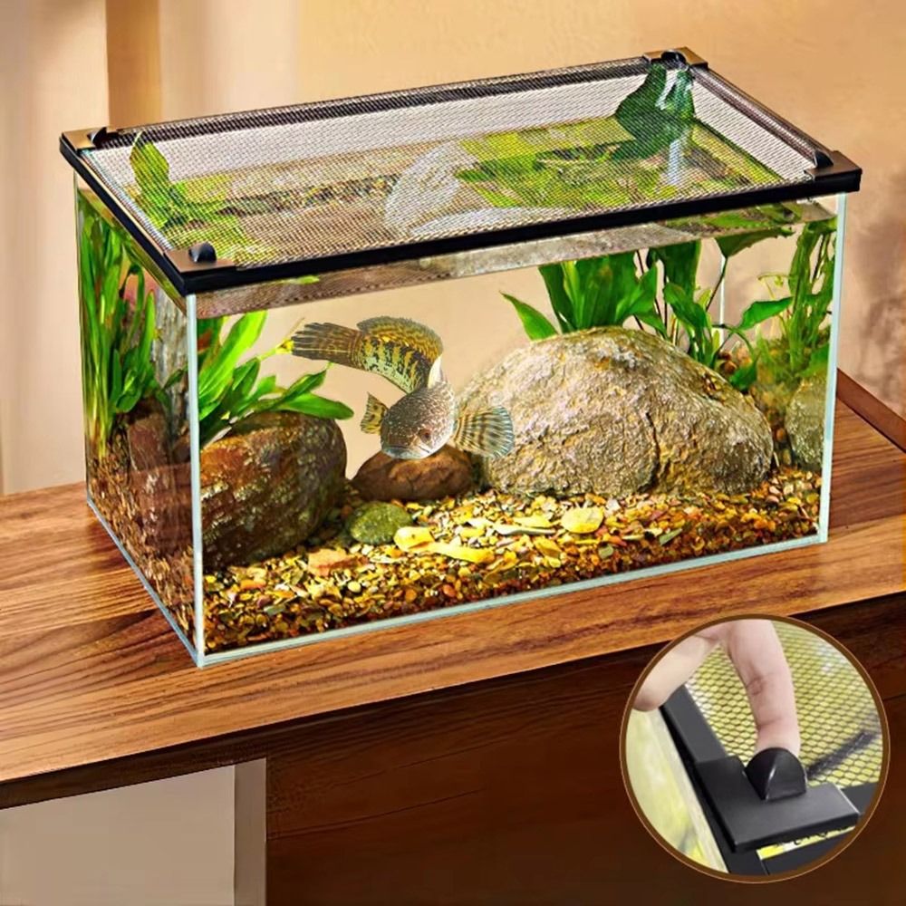 Sturdy Magnetic Fish Tank Lid  - Aquarium Fish Jumping のレビューと価格
