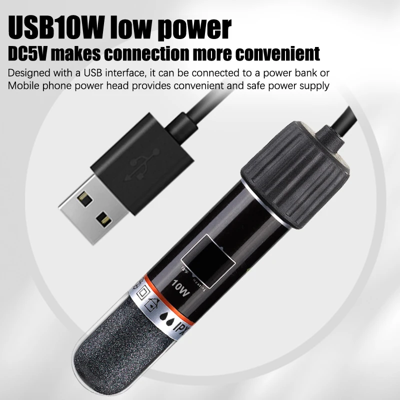 USB 26°CMini Aquarium Immersio - Aquarium Heater Submersible のレビューと価格