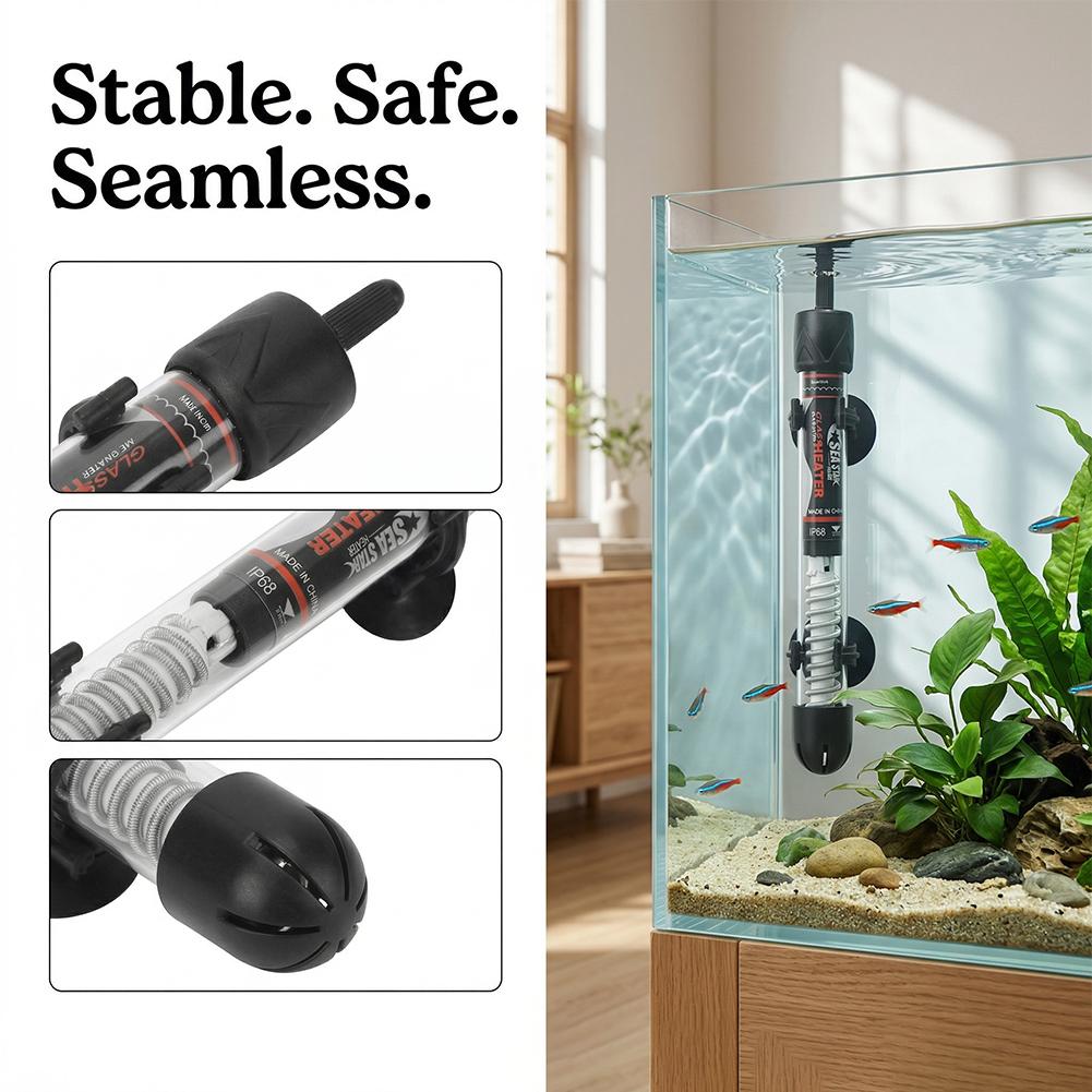 25W/50W/100W /200W/300W Aquari - Aquarium Heater Submersible のレビューと価格