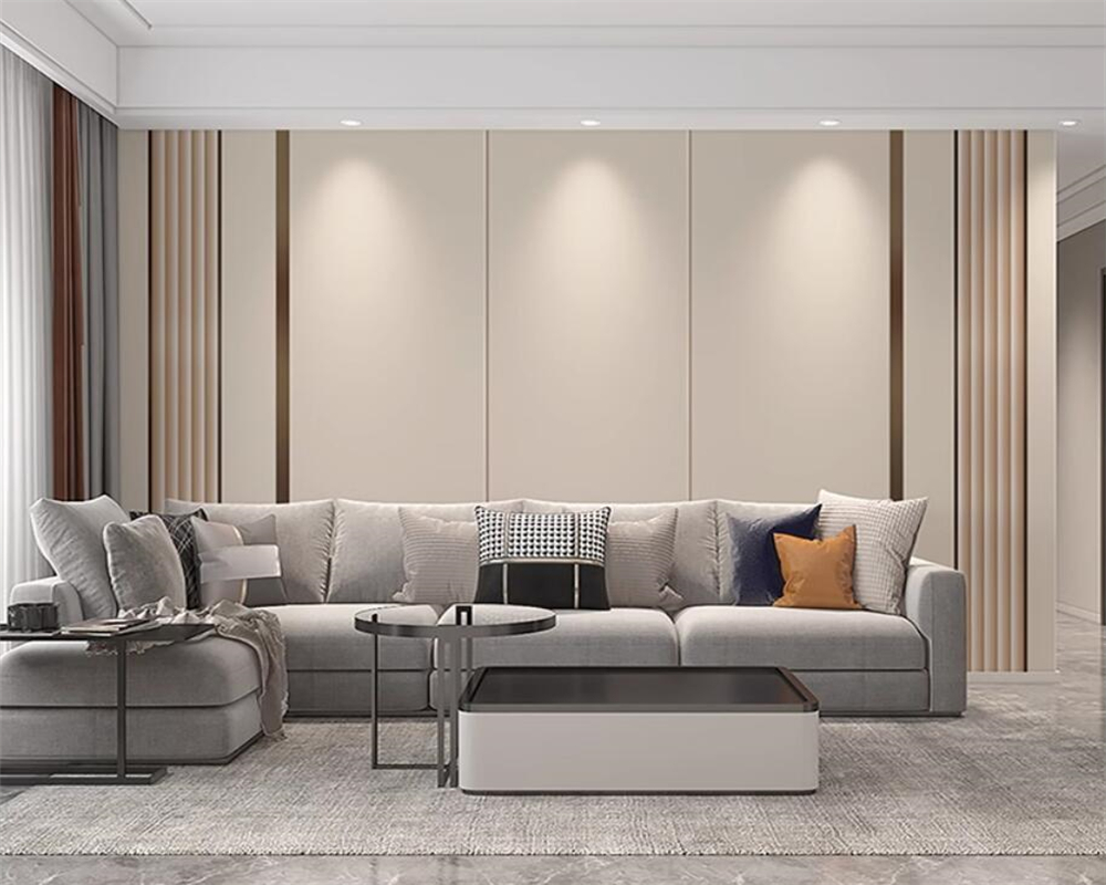 beibehang Customized Modern wa - Background Film 3D のレビューと価格
