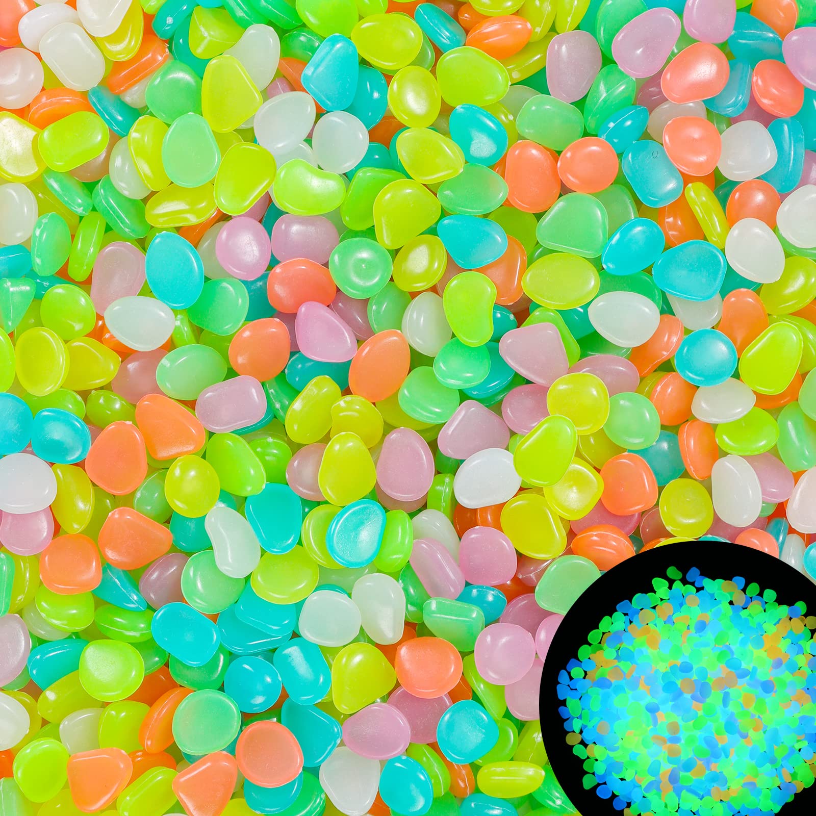 100Pcs Glow in the Dark Garden - Aquarium Fish House のレビューと価格