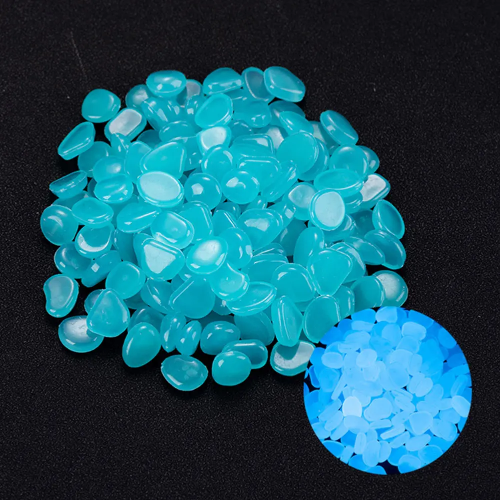 100Pcs Pebbles Glow In The Dar - Aquarium Fish House のレビューと価格