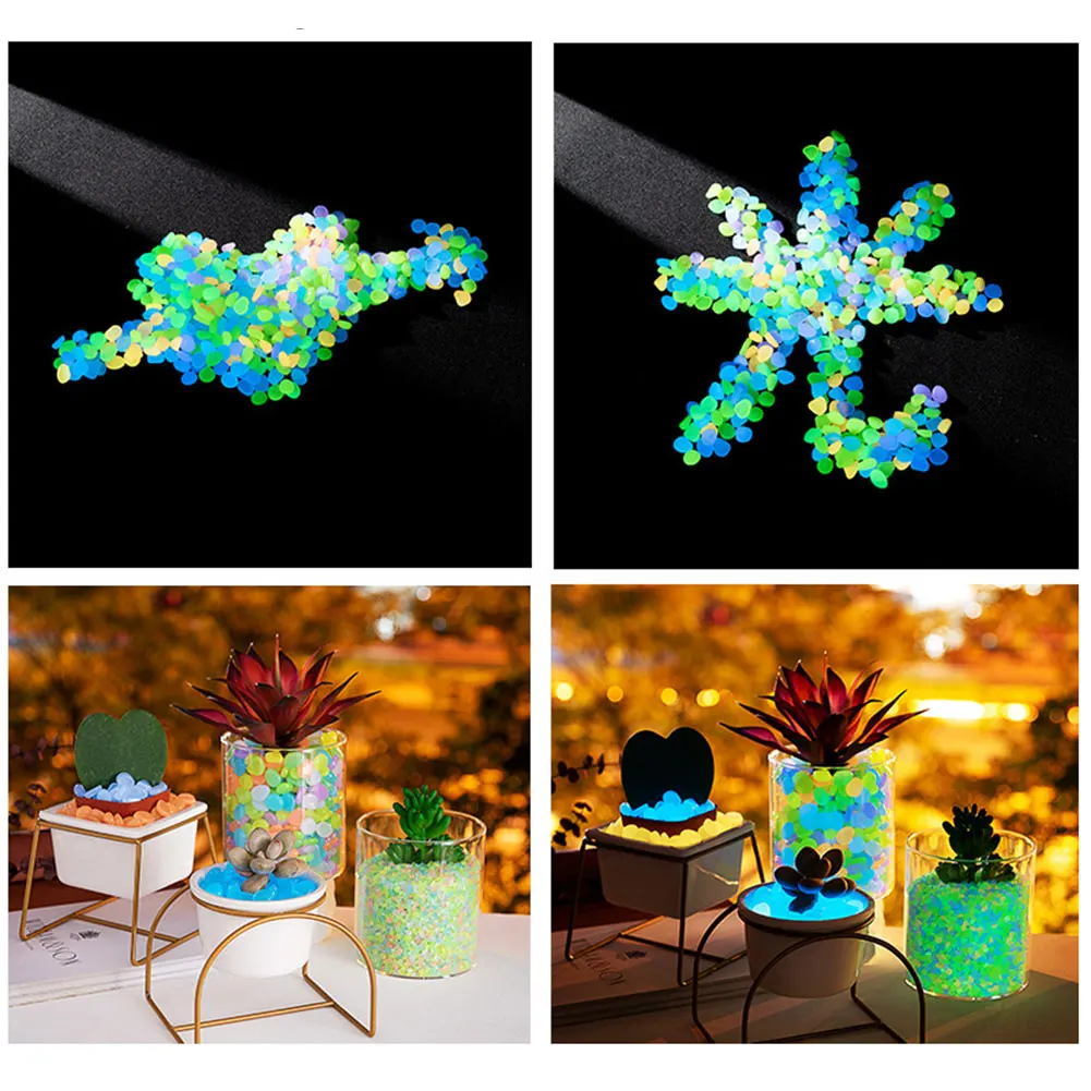 100Pcs Pebbles Glow In The Dar - Aquarium Fish House のレビューと価格