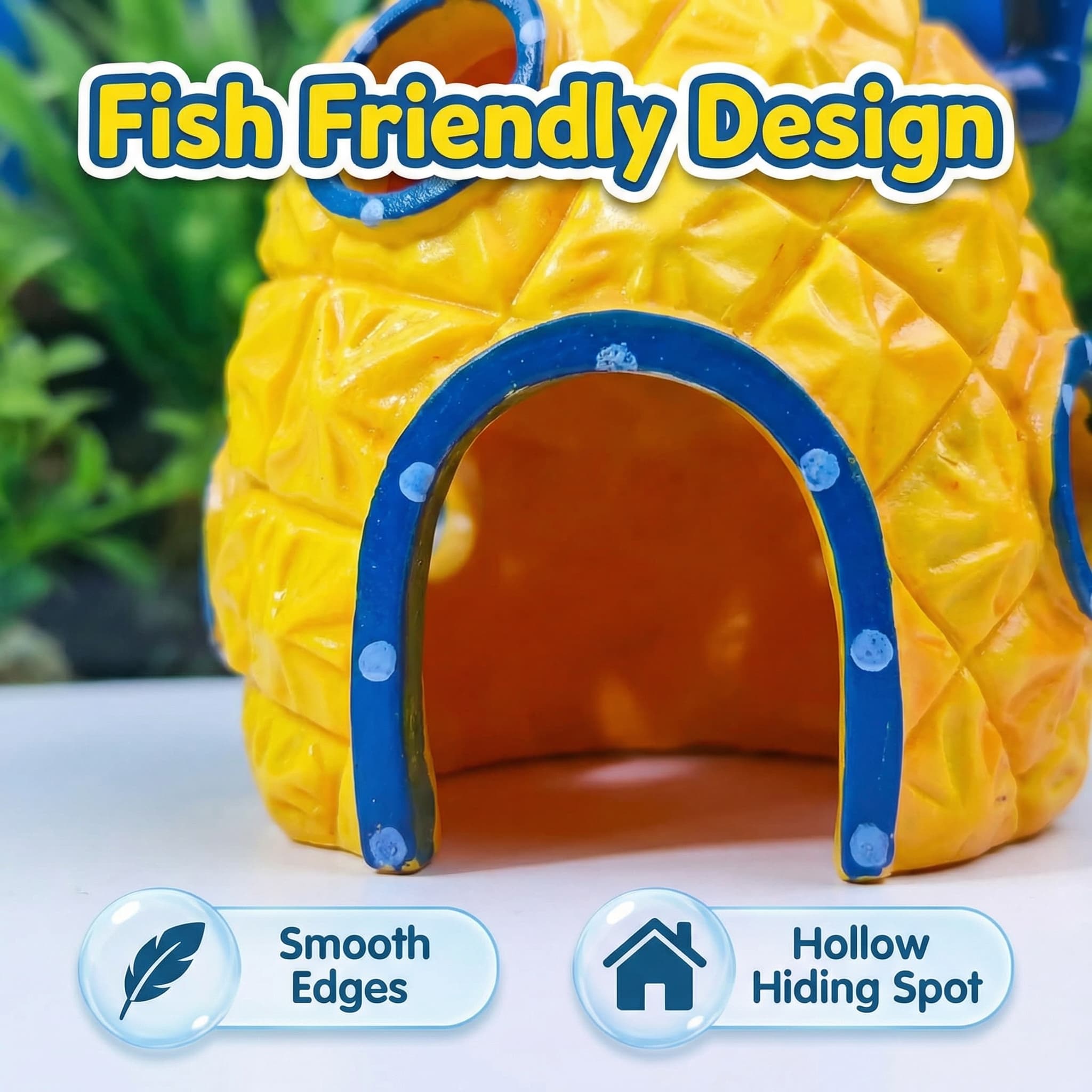 Pineapple House Aquarium Decor - Aquarium Fish Hide のレビューと価格
