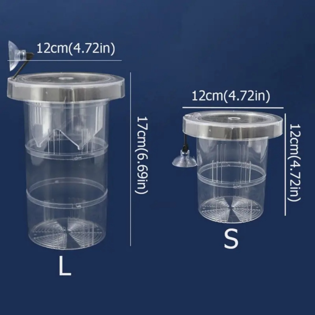 Acrylic Floating Fish Breeding - Aquarium Fish Auto Feeder のレビューと価格