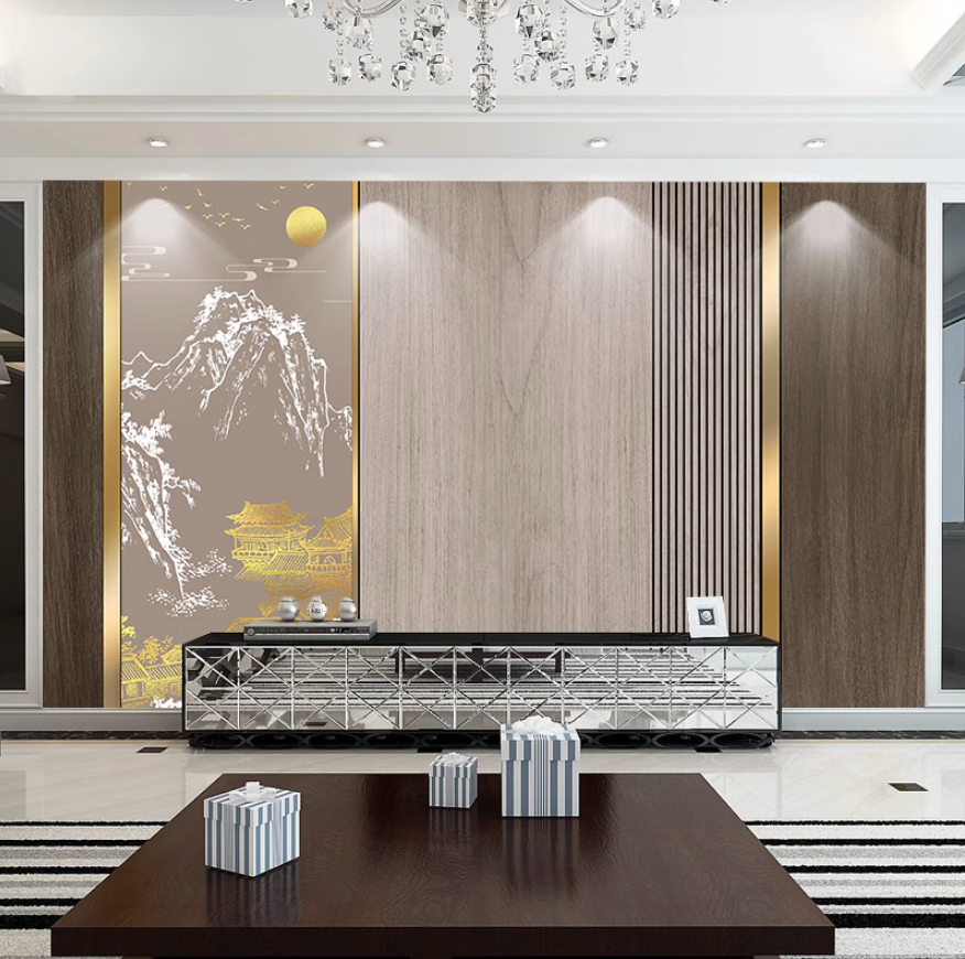 beibehang Customized modern ne - Background Film 3D のレビューと価格