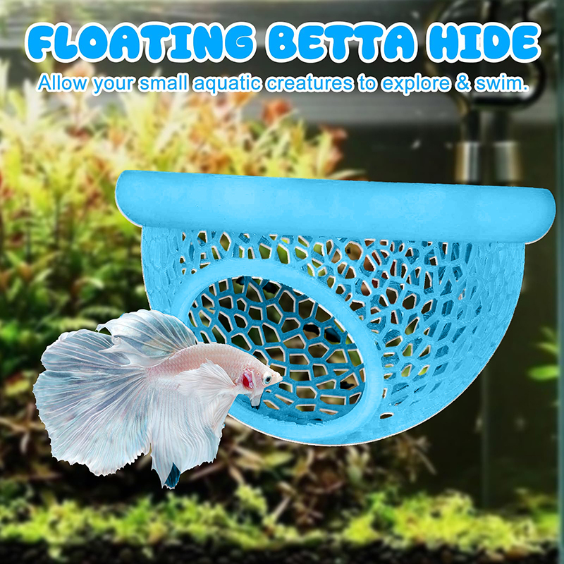 Ring FLoatinG Betta Hide Shrim - Aquarium Fish Hide のレビューと価格