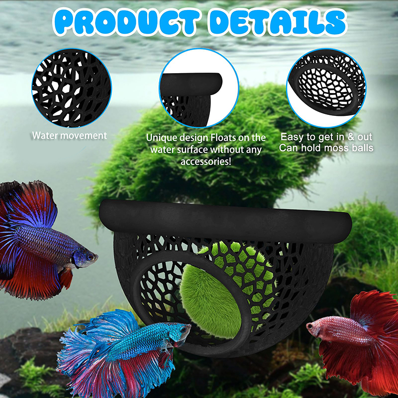 Ring FLoatinG Betta Hide Shrim - Aquarium Fish Hide のレビューと価格