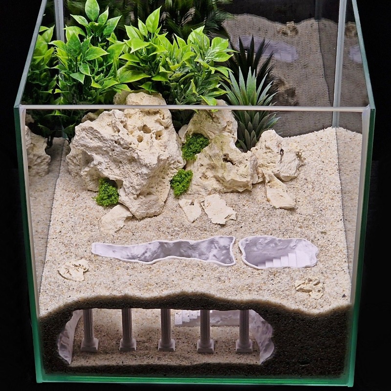 Fish Tank Cave Aquascaping,Art - Aquarium Fish Hide のレビューと価格