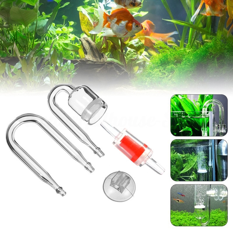 4pcs Set DIY CO2 Diffuser For  - Aquarium Fish Quarantine のレビューと価格