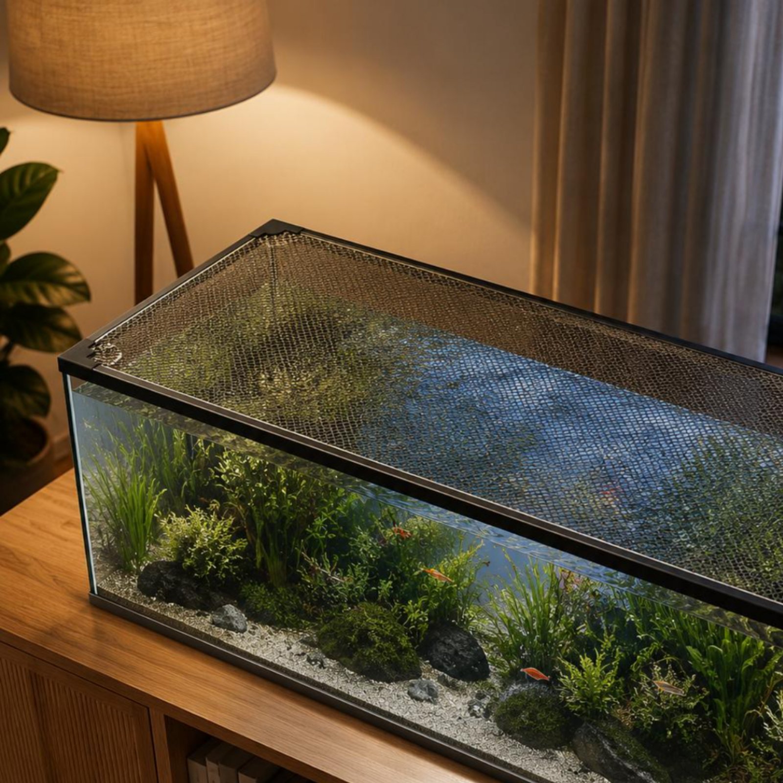 Fish Aquarium Net Cover Quick  - Aquarium Fish Jumping のレビューと価格