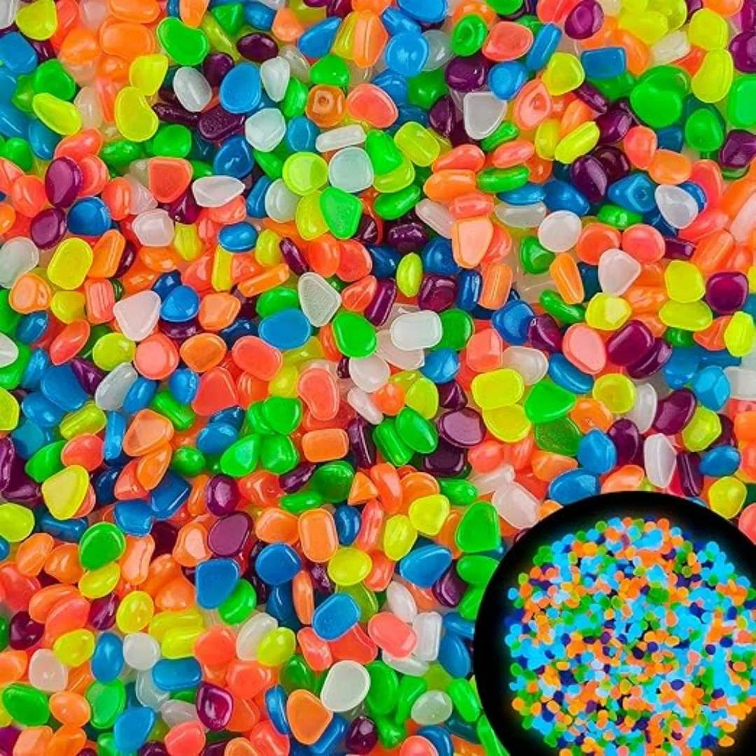 500Pcs Glow in The Dark Garden - Aquarium Fish House のレビューと価格