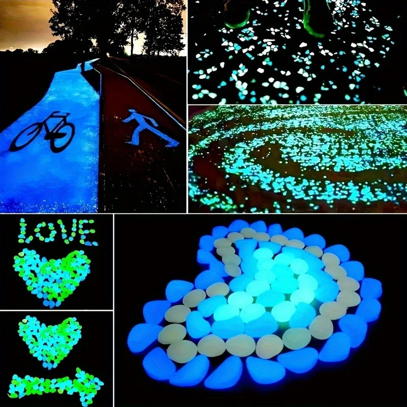 500Pcs Glow in The Dark Garden - Aquarium Fish House のレビューと価格
