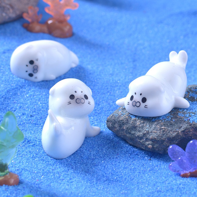 Mini Sea Lion Figurines for Mi - Aquarium Fish Cartoon のレビューと価格
