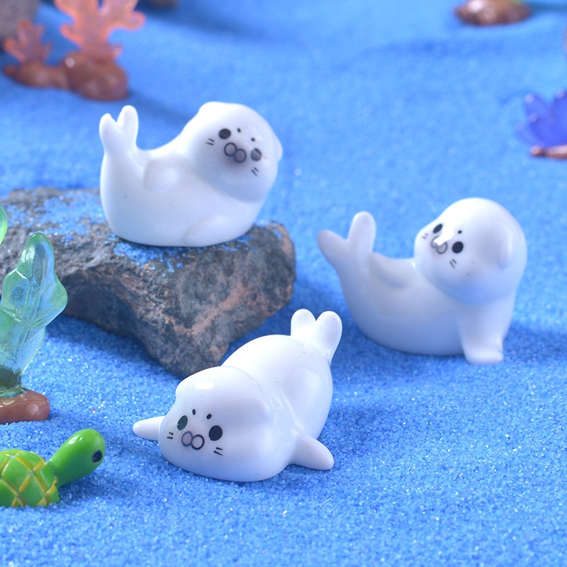 Mini Sea Lion Figurines for Mi - Aquarium Fish Cartoon のレビューと価格